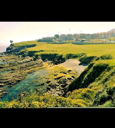 アパート Coqueto Con Garaje Y Piscina A 8' Playa Brazomar