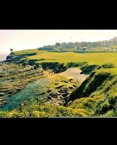 Διαμέρισμα Coqueto Con Garaje Y Piscina A 8' Playa Brazomar